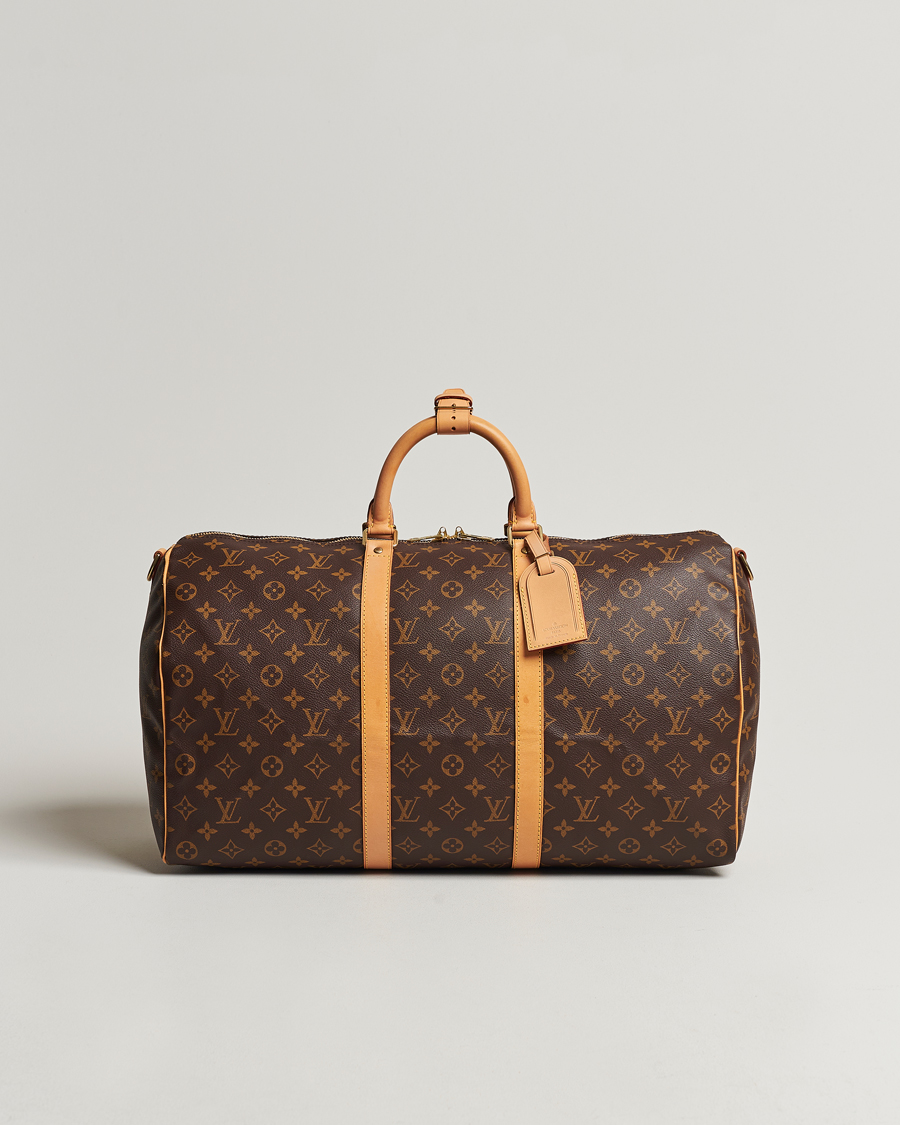 Herre | Louis Vuitton Pre-Owned Keepall Bandoulière 50 Bag Monogram | Louis Vuitton Pre-Owned | Keepall Bandoulière 50 Bag Monogram
