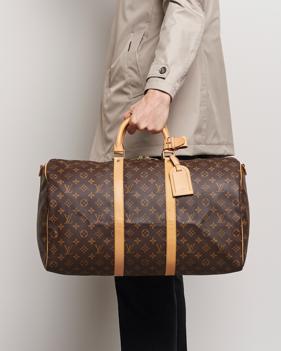 Men | Pre-Owned & Vintage Bags | Louis Vuitton Pre-Owned | Keepall Bandoulière 50 Bag Monogram 