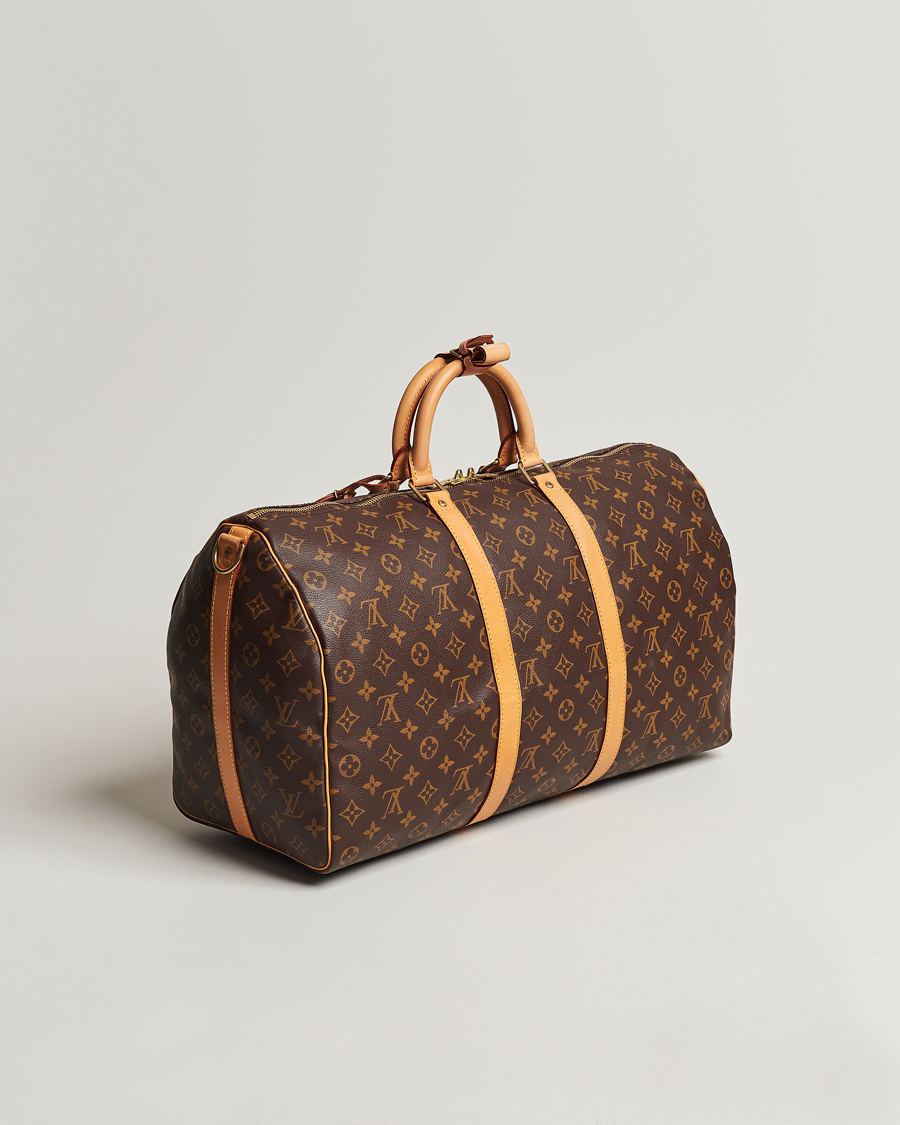 Herre | Louis Vuitton Pre-Owned Keepall Bandoulière 50 Bag Monogram | Louis Vuitton Pre-Owned | Keepall Bandoulière 50 Bag Monogram