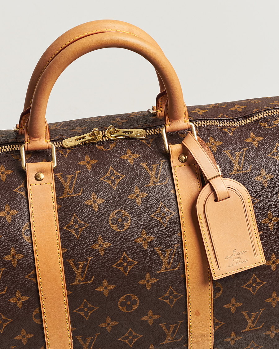 Herre | Louis Vuitton Pre-Owned Keepall Bandoulière 50 Bag Monogram | Louis Vuitton Pre-Owned | Keepall Bandoulière 50 Bag Monogram