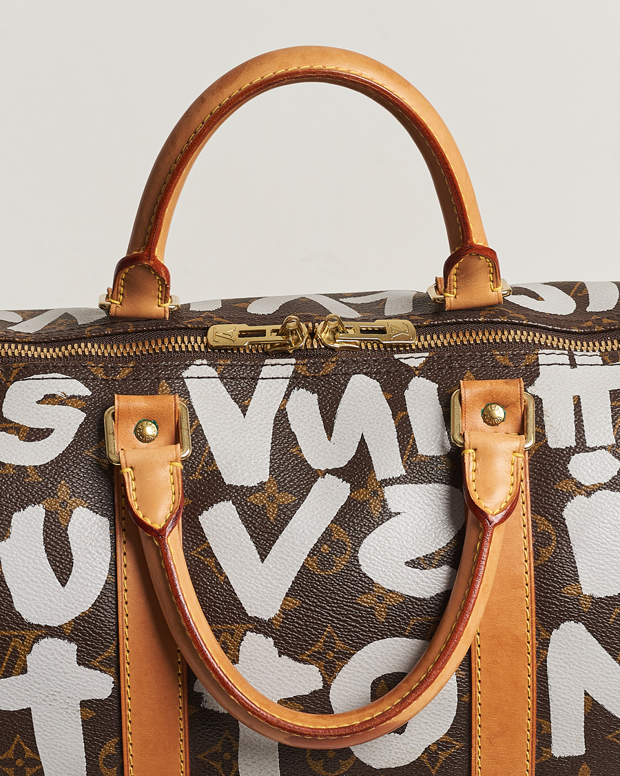 Herre | Louis Vuitton Pre-Owned Keepall 50 Bag Graffiti | Louis Vuitton Pre-Owned | Keepall 50 Bag Graffiti