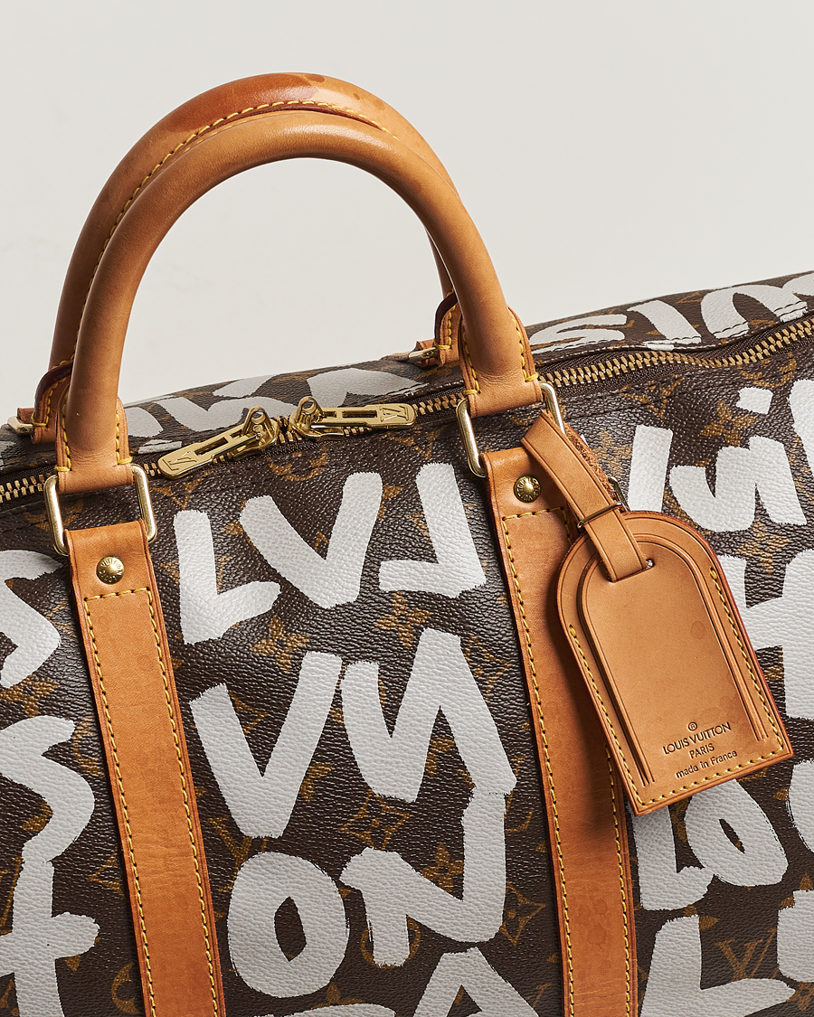 Herre | Louis Vuitton Pre-Owned Keepall 50 Bag Graffiti | Louis Vuitton Pre-Owned | Keepall 50 Bag Graffiti