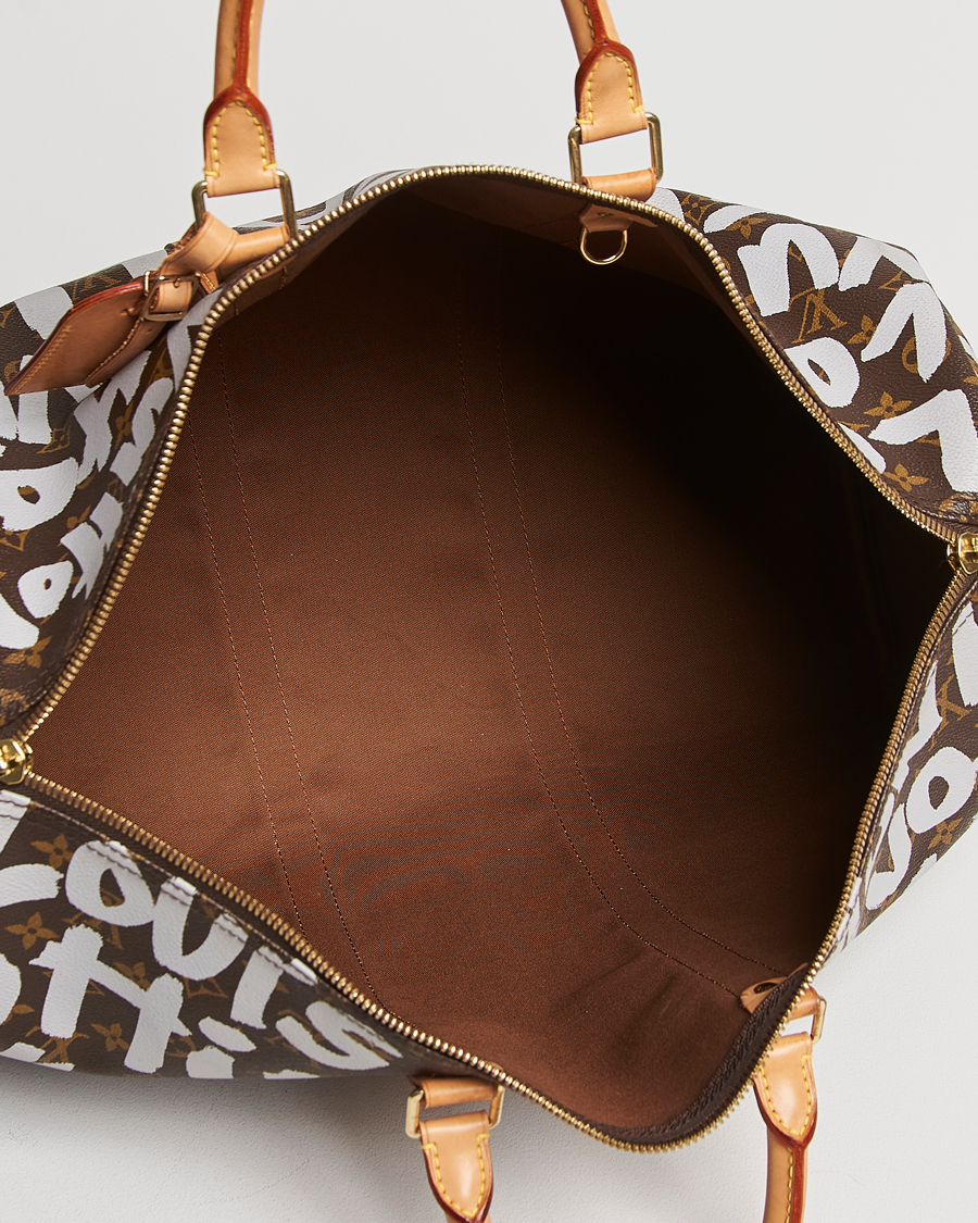 Herre | Louis Vuitton Pre-Owned Keepall 50 Bag Graffiti | Louis Vuitton Pre-Owned | Keepall 50 Bag Graffiti