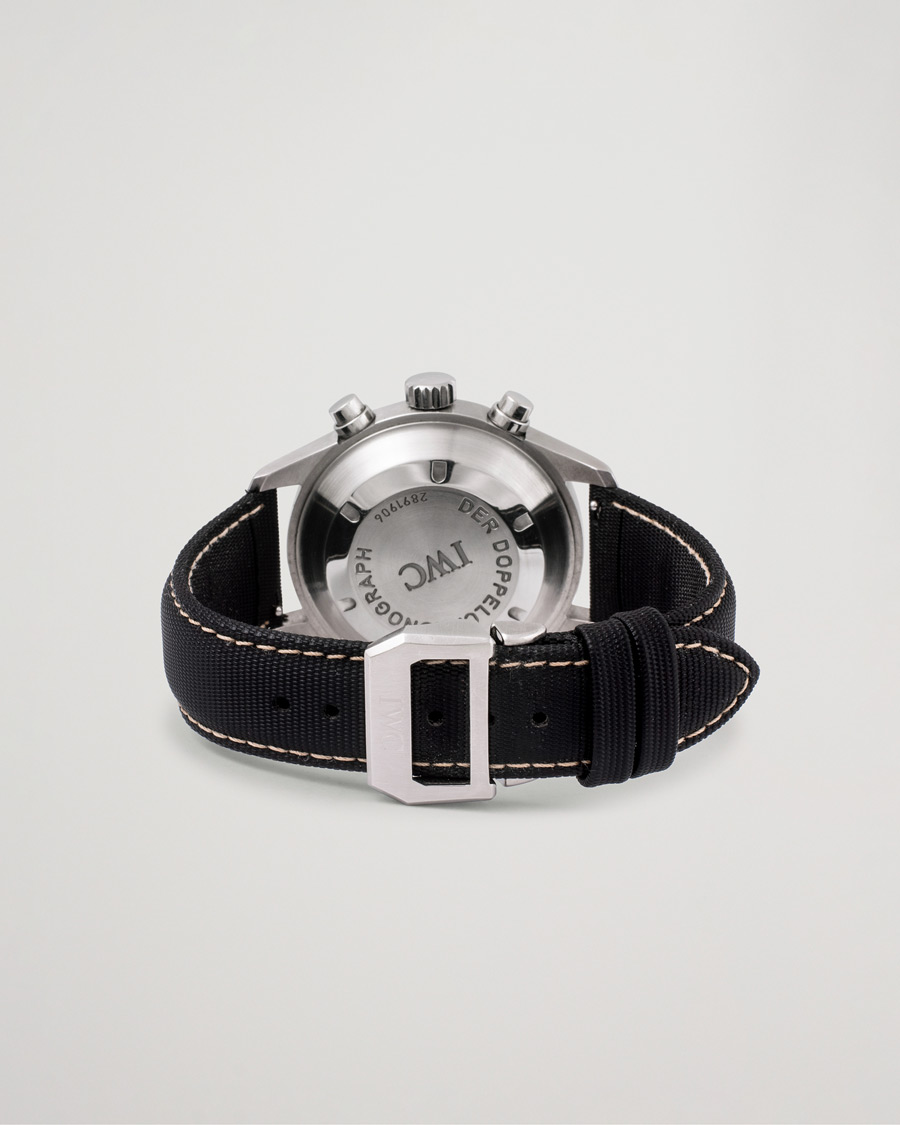 Herre | IWC Pre-Owned Doppelchronograph IW3713 Silver | IWC Pre-Owned | Doppelchronograph IW3713 Silver