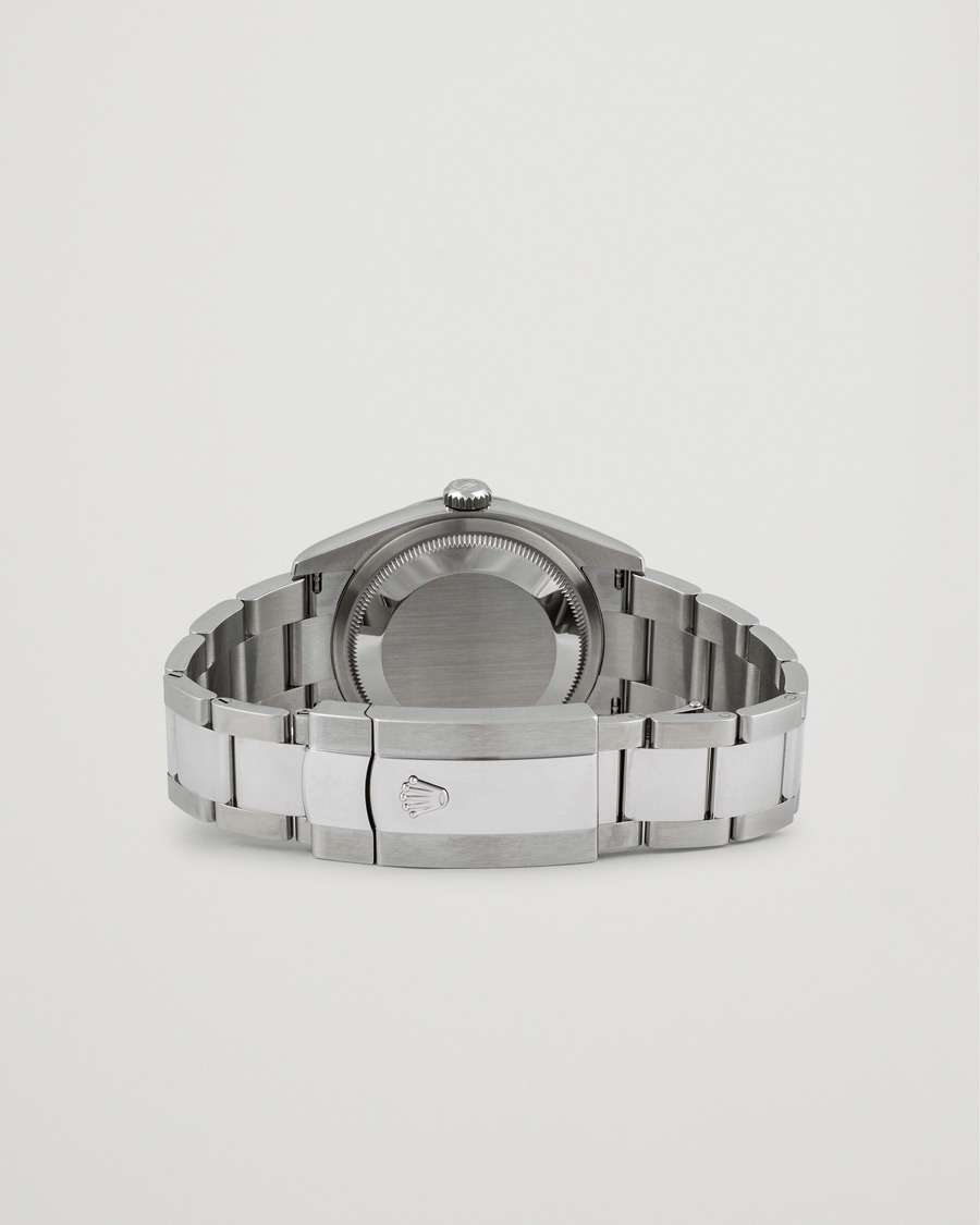 Herre | Rolex Pre-Owned Datejust Palm Motif 126200 Silver | Rolex Pre-Owned | Datejust Palm Motif 126200 Silver