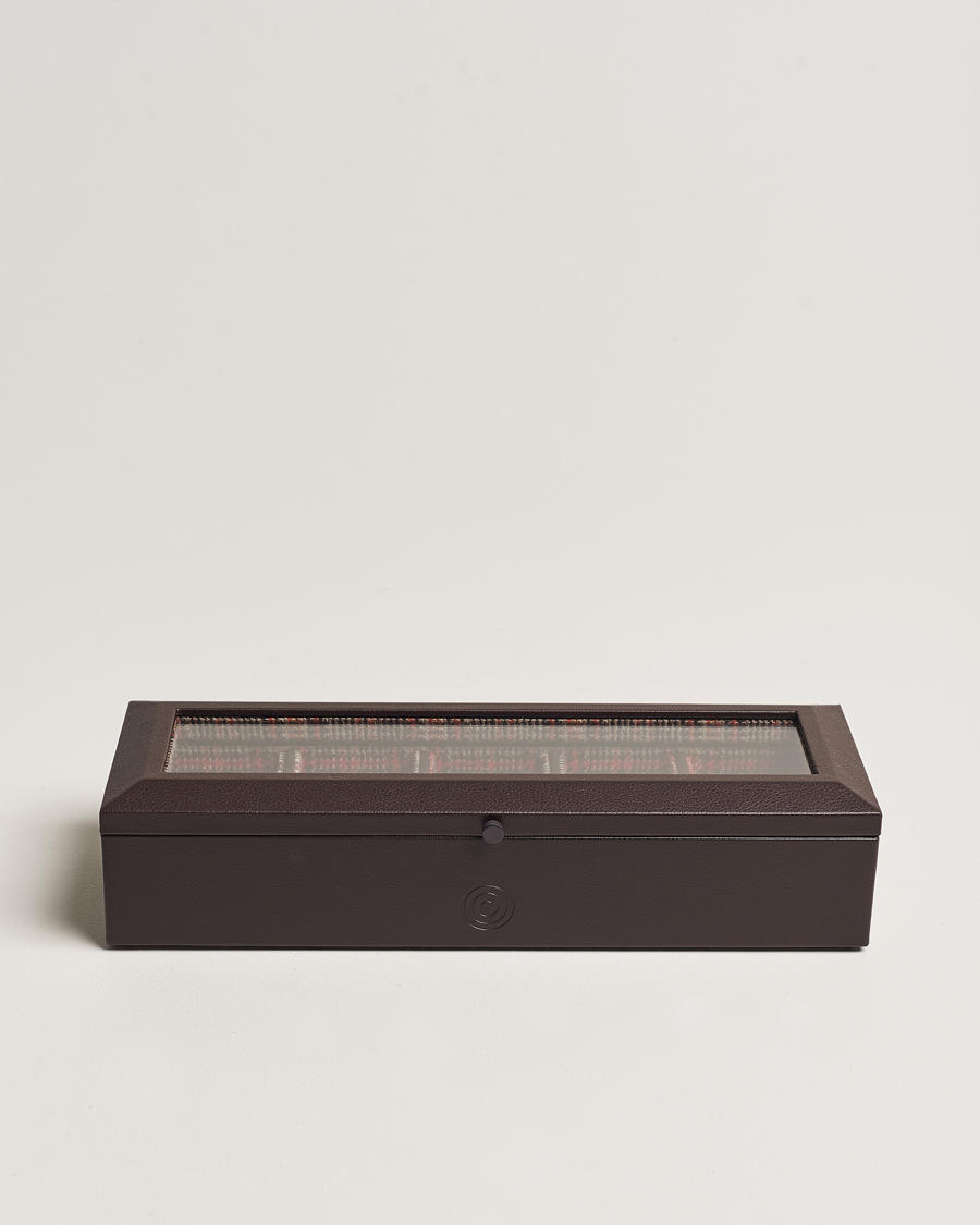 Herr | Livsstil | WOLF | WM Brown 5 Piece Watch Box Tweed Brown