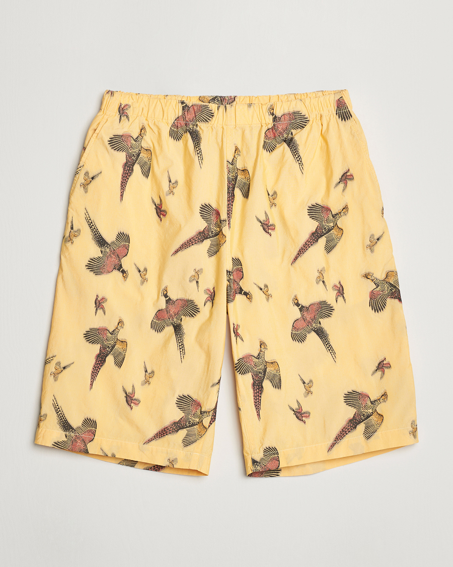Herre | Shorts | BEAMS PLUS | Duck Jacquard Easy Shorts Yellow
