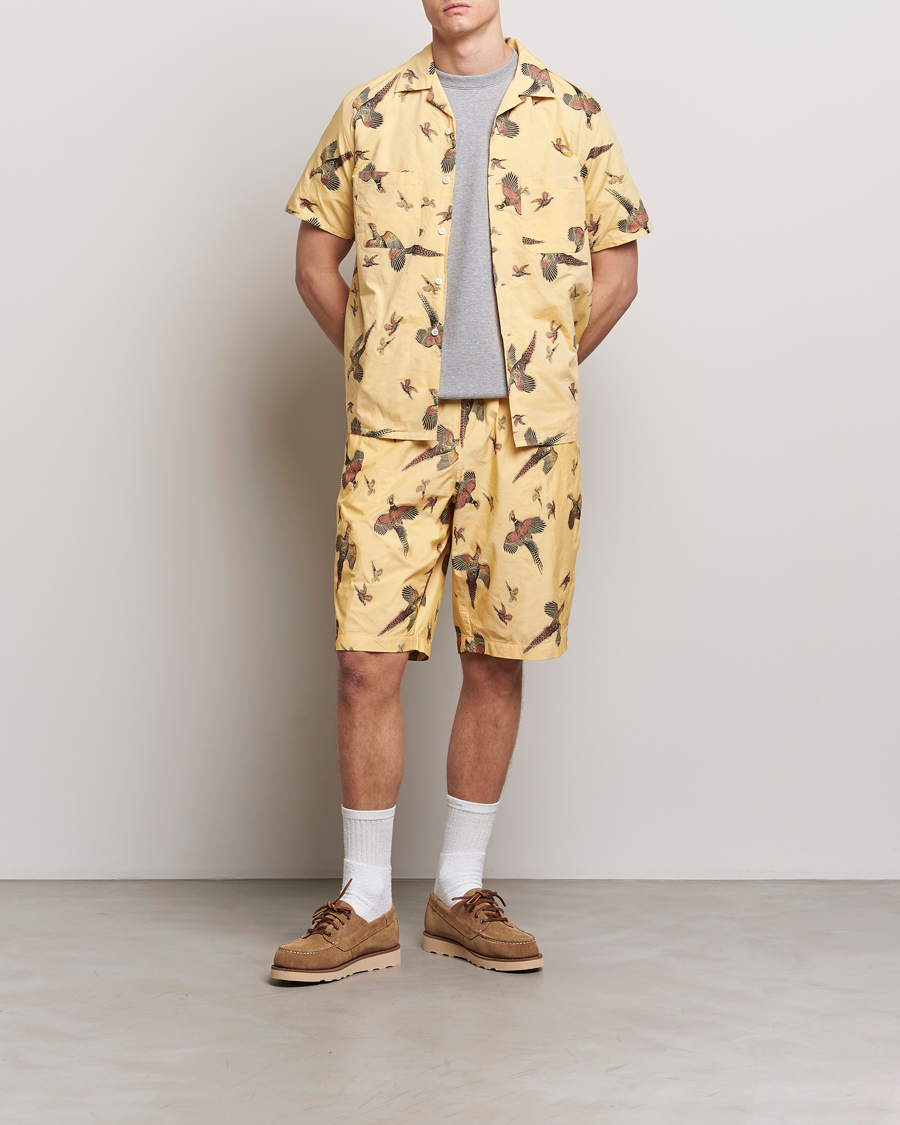 Herre | Shorts | BEAMS PLUS | Duck Jacquard Easy Shorts Yellow