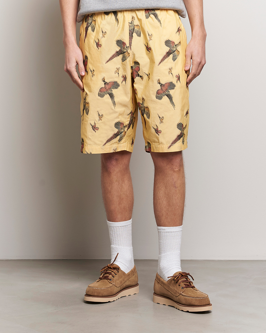 Herre | Shorts | BEAMS PLUS | Duck Jacquard Easy Shorts Yellow