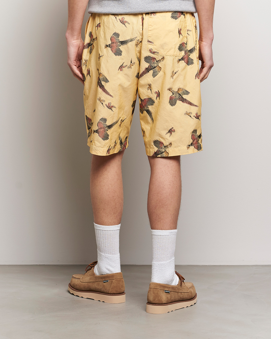 Herre | Shorts | BEAMS PLUS | Duck Jacquard Easy Shorts Yellow