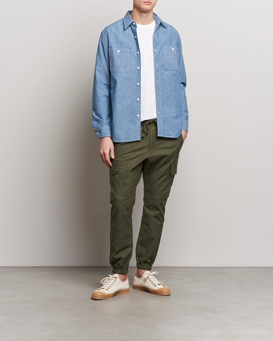 Herre | Bukser | BEAMS PLUS | 6 Pocket Gym Pants Olive