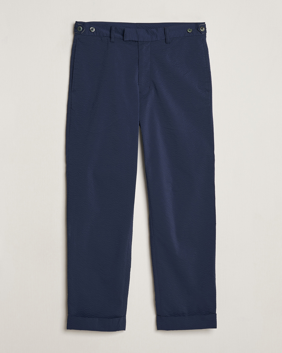 Herr |  | BEAMS PLUS | Seersucker Ivy Trousers Navy