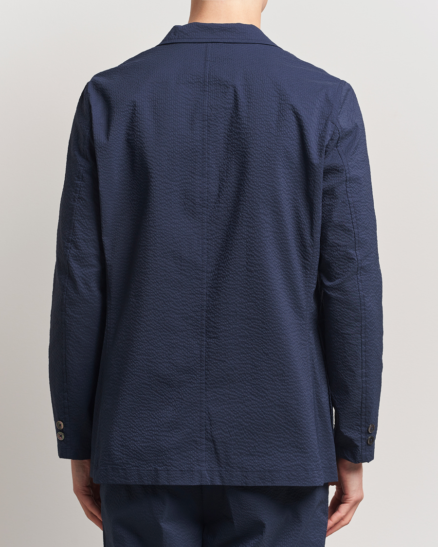 Herre | Blazere & jakker | BEAMS PLUS | Seersucker Blazer Navy
