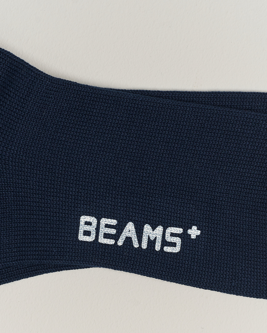 Herre | Strømper | BEAMS PLUS | Schoolboy Socks Navy/Red