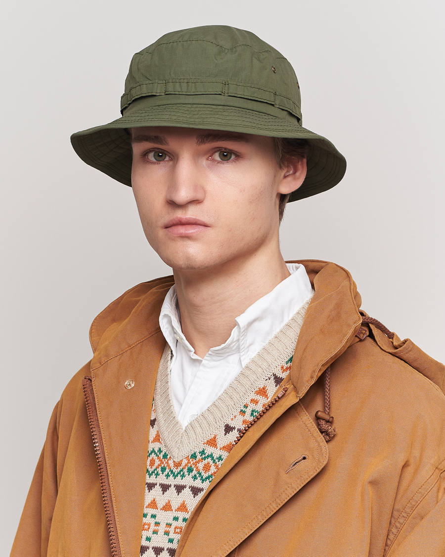 Herre | Japanese Department | BEAMS PLUS | Ripstop Jungle Hat Olive