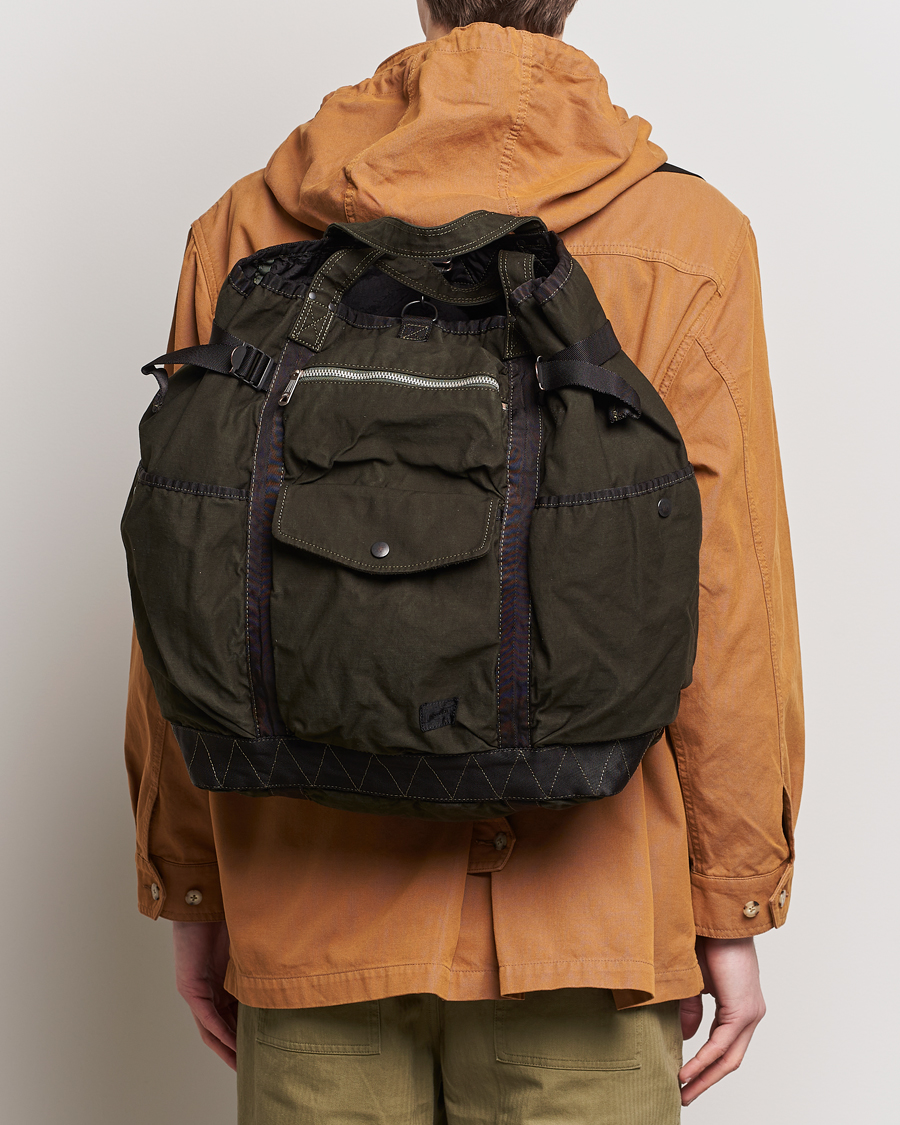 Herre | Tasker | Porter-Yoshida & Co. | Crag 2Way Rucksack Khaki