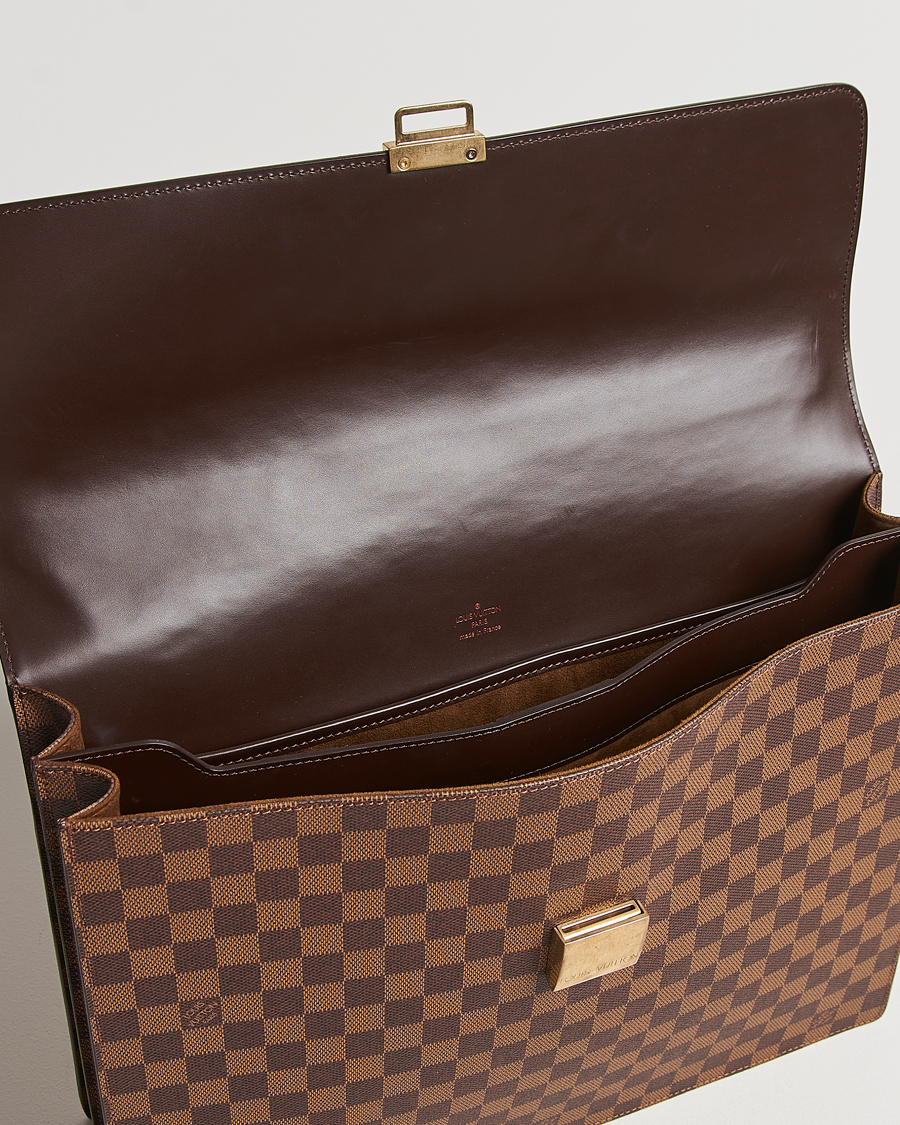 Herre | Louis Vuitton Pre-Owned Altona Briefcase Damier Ebene | Louis Vuitton Pre-Owned | Altona Briefcase Damier Ebene