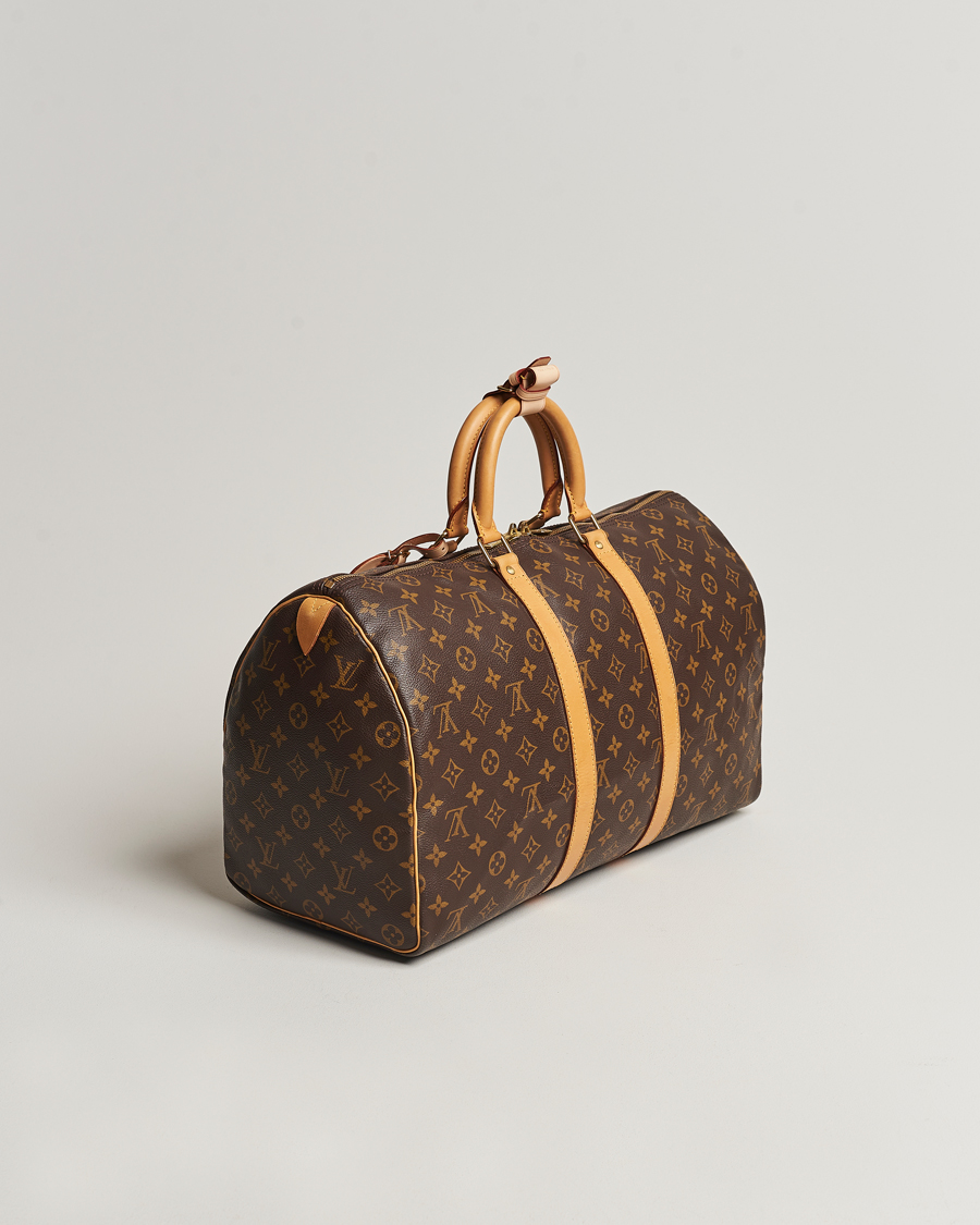 Herre | Louis Vuitton Pre-Owned Keepall 45 Bag Monogram | Louis Vuitton Pre-Owned | Keepall 45 Bag Monogram