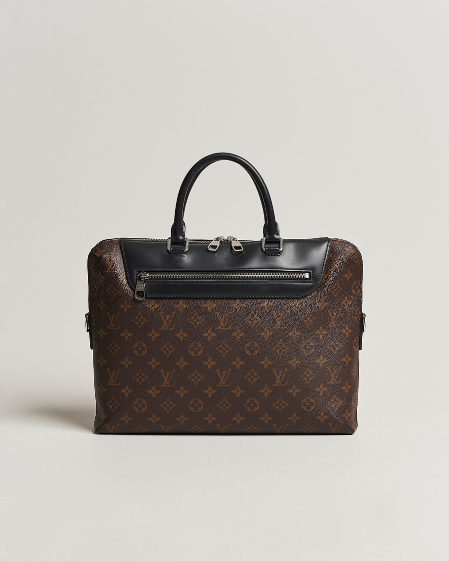 Herre | Louis Vuitton Pre-Owned Porte Documents Jour Document Bag Monogram | Louis Vuitton Pre-Owned | Porte Documents Jour Document Bag Monogram