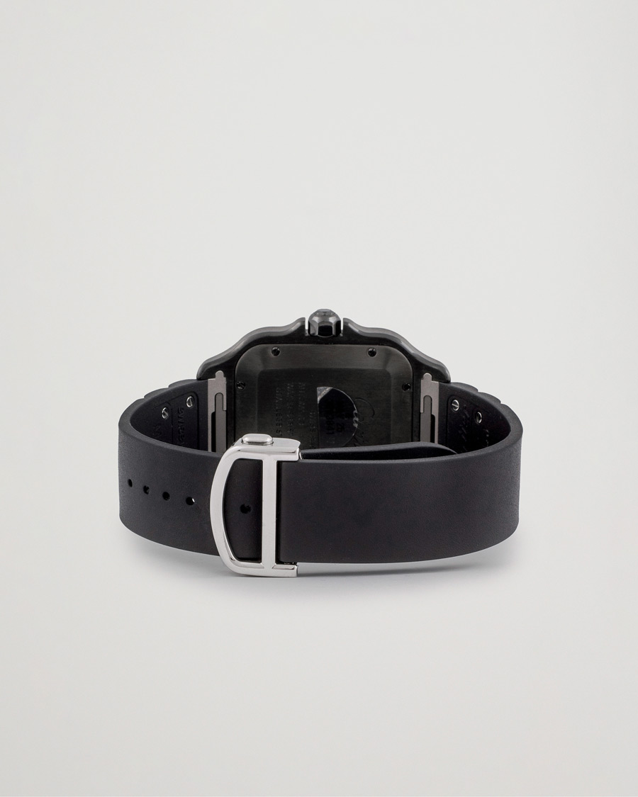 Herre | Cartier Pre-Owned Santos De Cartier Steel WSSA0039 Black | Cartier Pre-Owned | Santos De Cartier Steel WSSA0039 Black