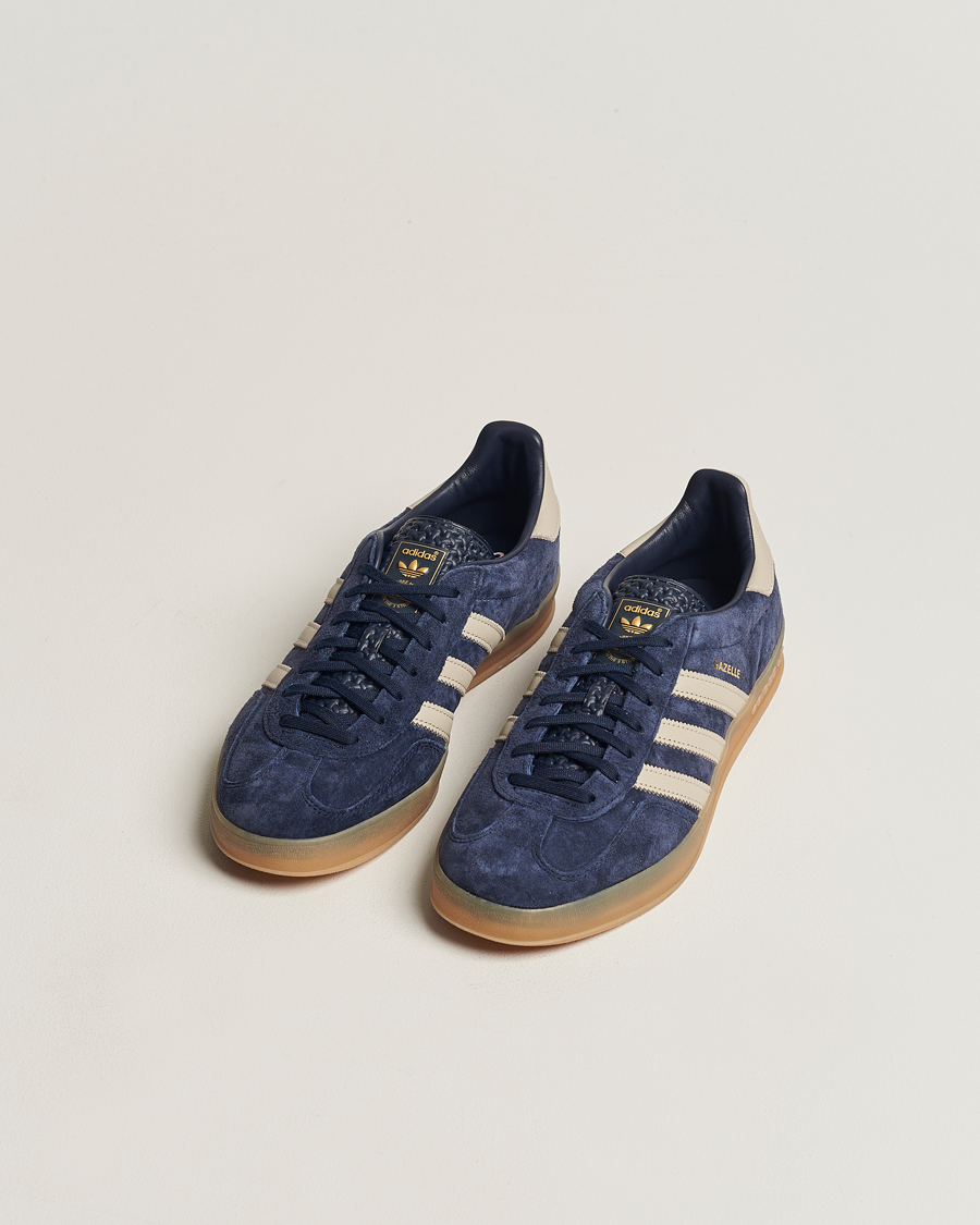 Herre | Sko i ruskind | adidas Originals | Gazelle Indoor Sneaker Blue/Beige