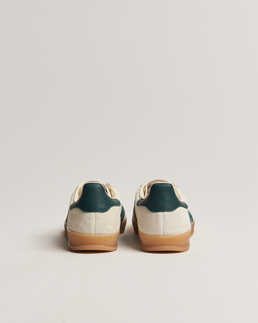 Herre | adidas Originals Gazelle Indoor Sneaker White/Green | adidas Originals | Gazelle Indoor Sneaker White/Green