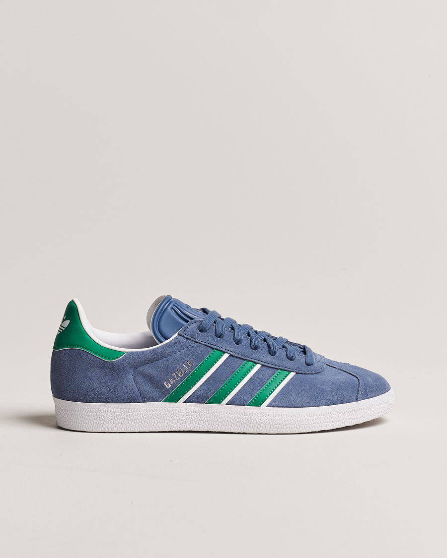 Herre | adidas Originals Gazelle Sneaker Blue/Green | adidas Originals | Gazelle Sneaker Blue/Green