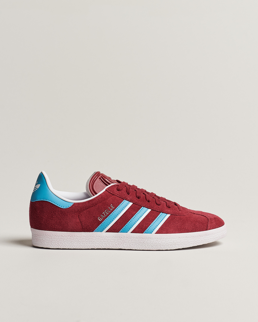 Herre | adidas Originals Gazelle Sneaker Burgundy/Blue | adidas Originals | Gazelle Sneaker Burgundy/Blue