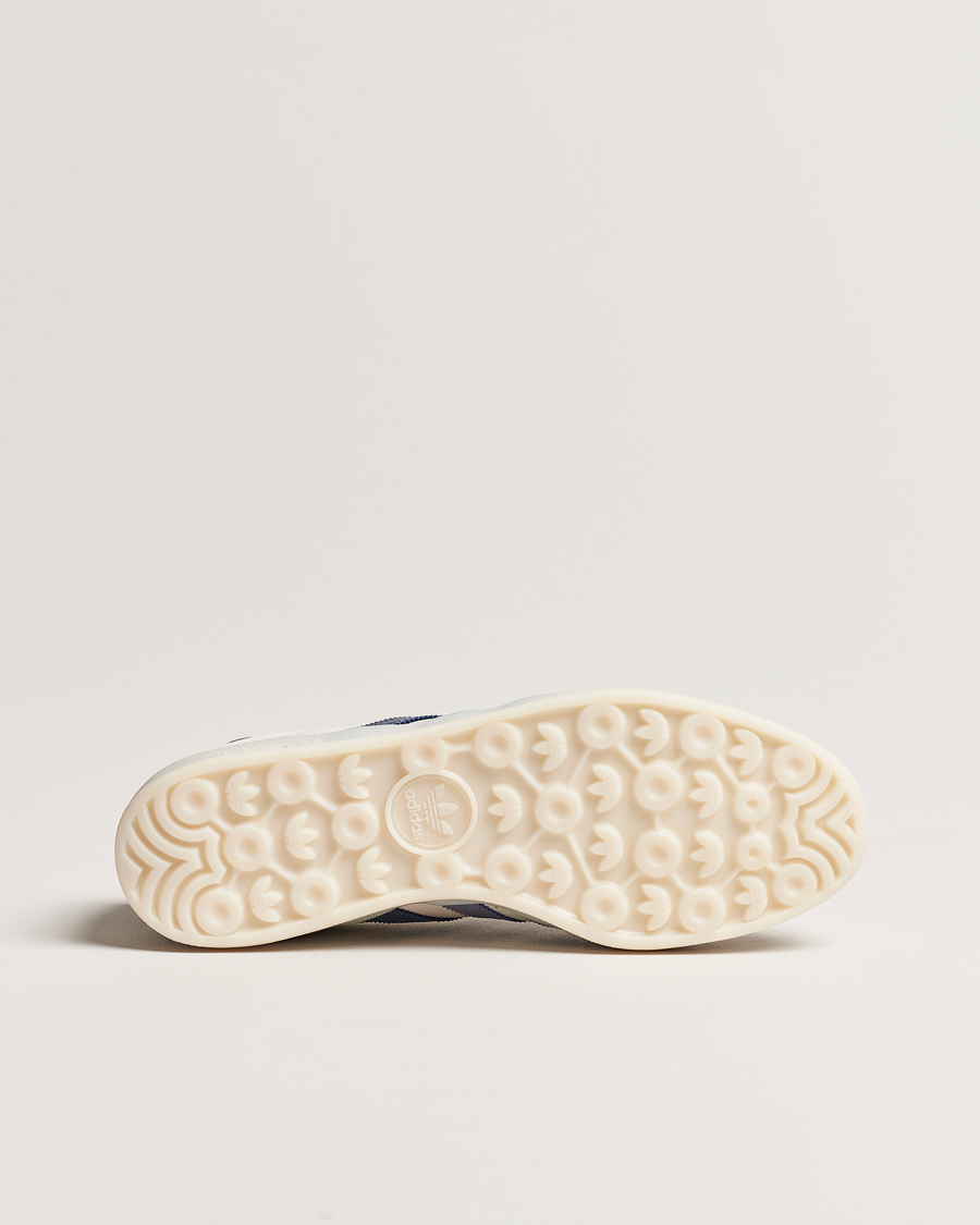 Herre | adidas Originals Gazelle Indoor Sneaker White/Blue | adidas Originals | Gazelle Indoor Sneaker White/Blue