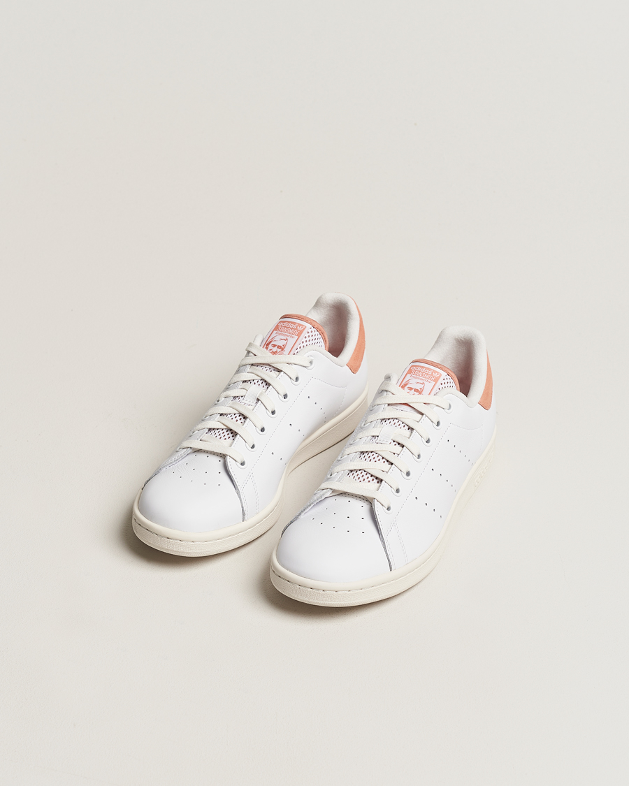 Herr | Vita sneakers | adidas Originals | Stan Smith Sneaker White/Orange