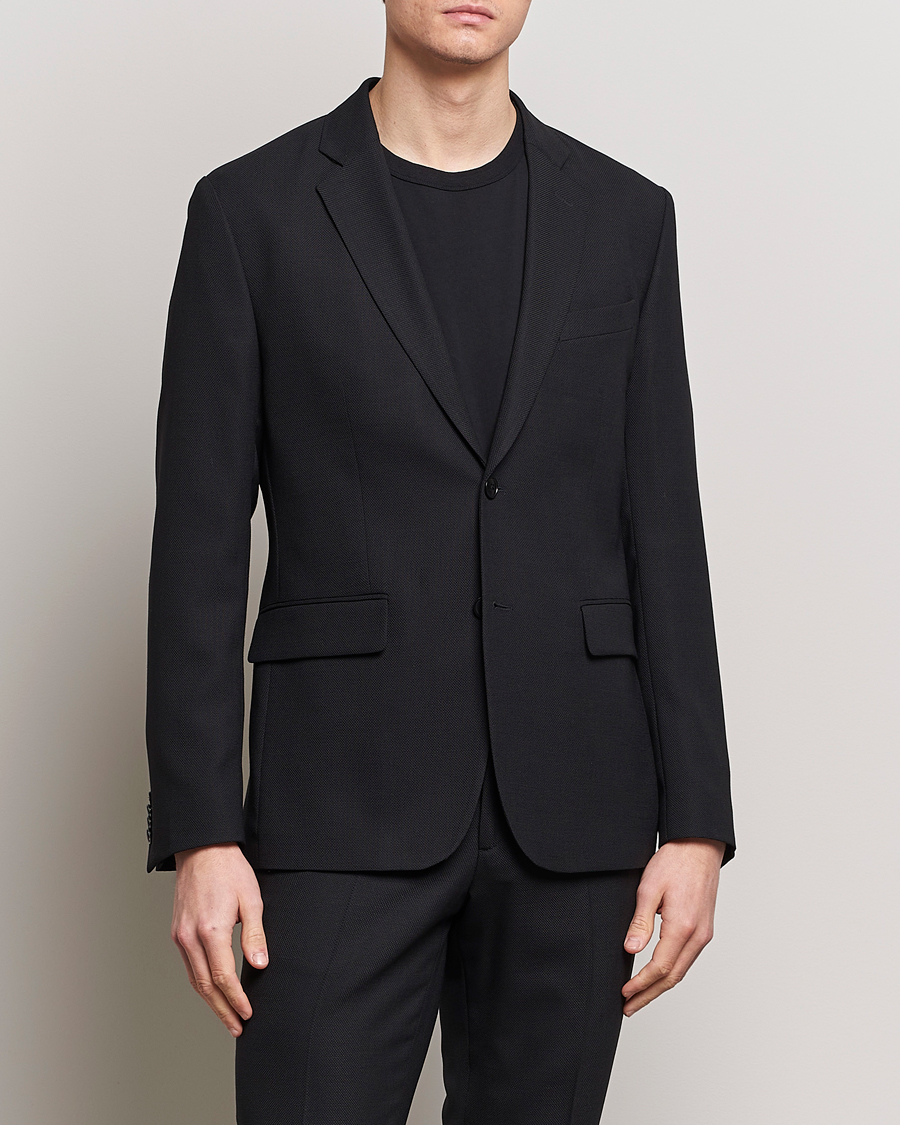 Herre | Blazere & jakker | J.Lindeberg | Hopper Active Hopsack Blazer Black