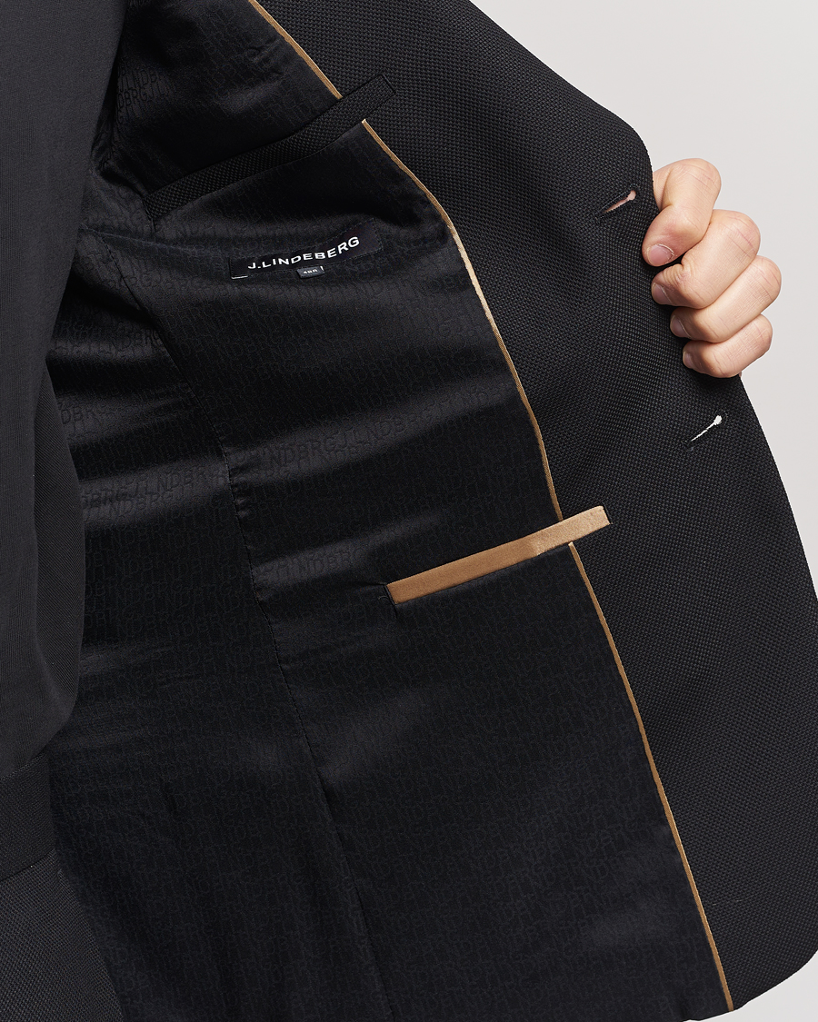 Herre | Blazere & jakker | J.Lindeberg | Hopper Active Hopsack Blazer Black