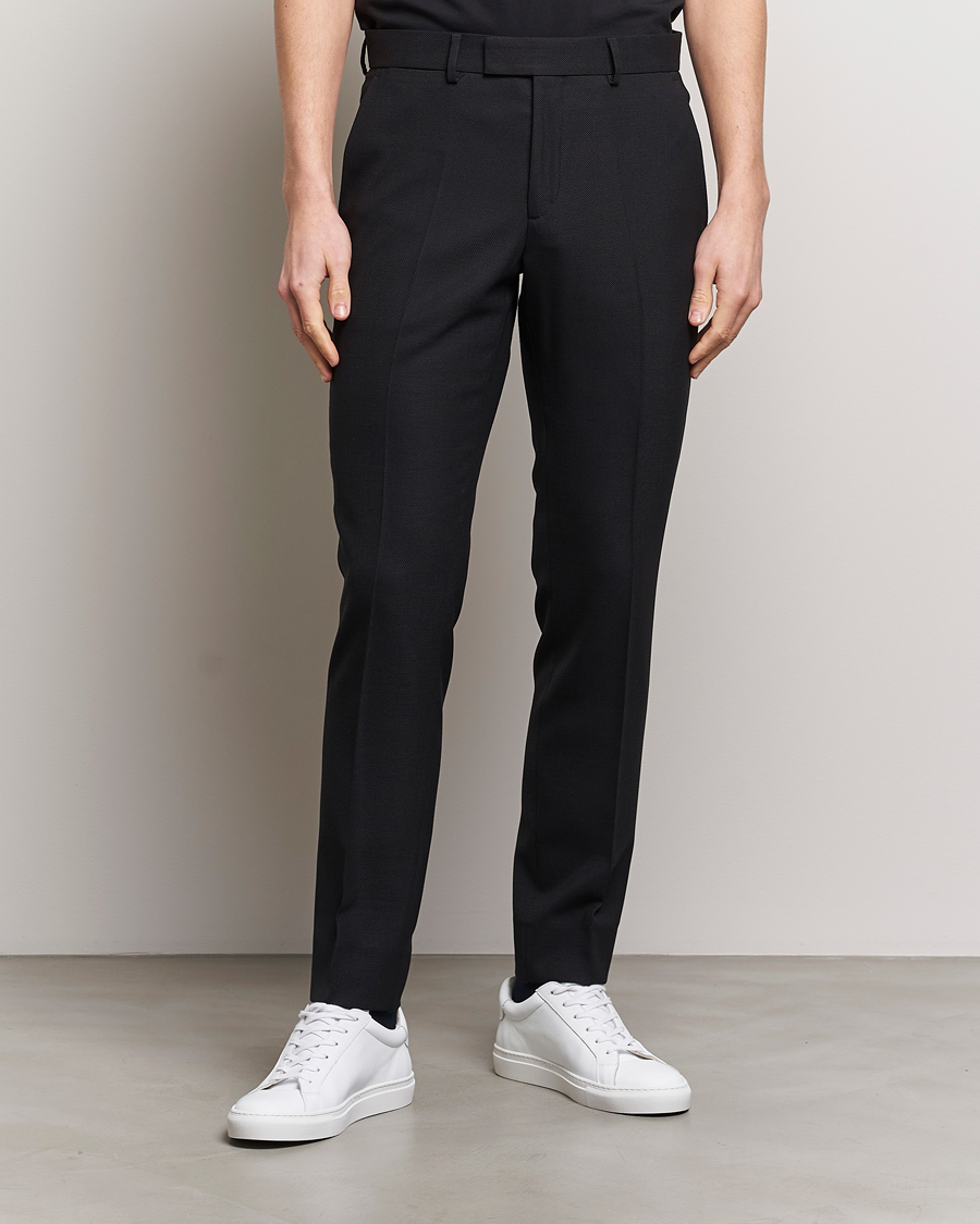 Herre | Habitbukser | J.Lindeberg | Grant Active Hopsack Pants Black