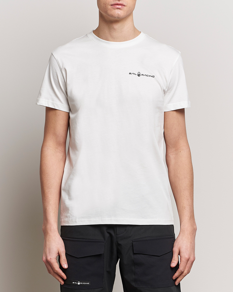 Herre | T-Shirts | Sail Racing | Bowman Crew Neck T-Shirt Storm White