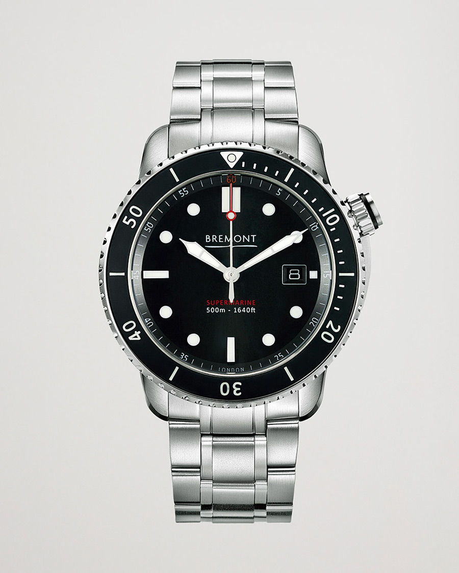 Herre | Bremont Pre-Owned S500 Supermarine 43mm Steel Bracelet Silver | Bremont Pre-Owned | S500 Supermarine 43mm Steel Bracelet Silver
