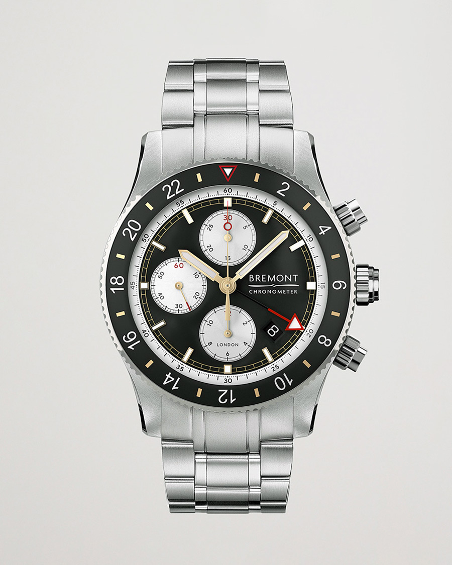 Herre | Bremont Pre-Owned Supermarine Chronograph 43mm Black Dial Silver | Bremont Pre-Owned | Supermarine Chronograph 43mm Black Dial Silver