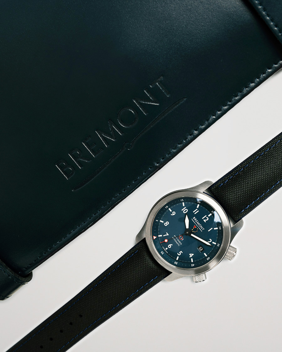 Herre | Bremont Pre-Owned MBII Pilot Watch 43mm Blue Dial Silver | Bremont Pre-Owned | MBII Pilot Watch 43mm Blue Dial Silver