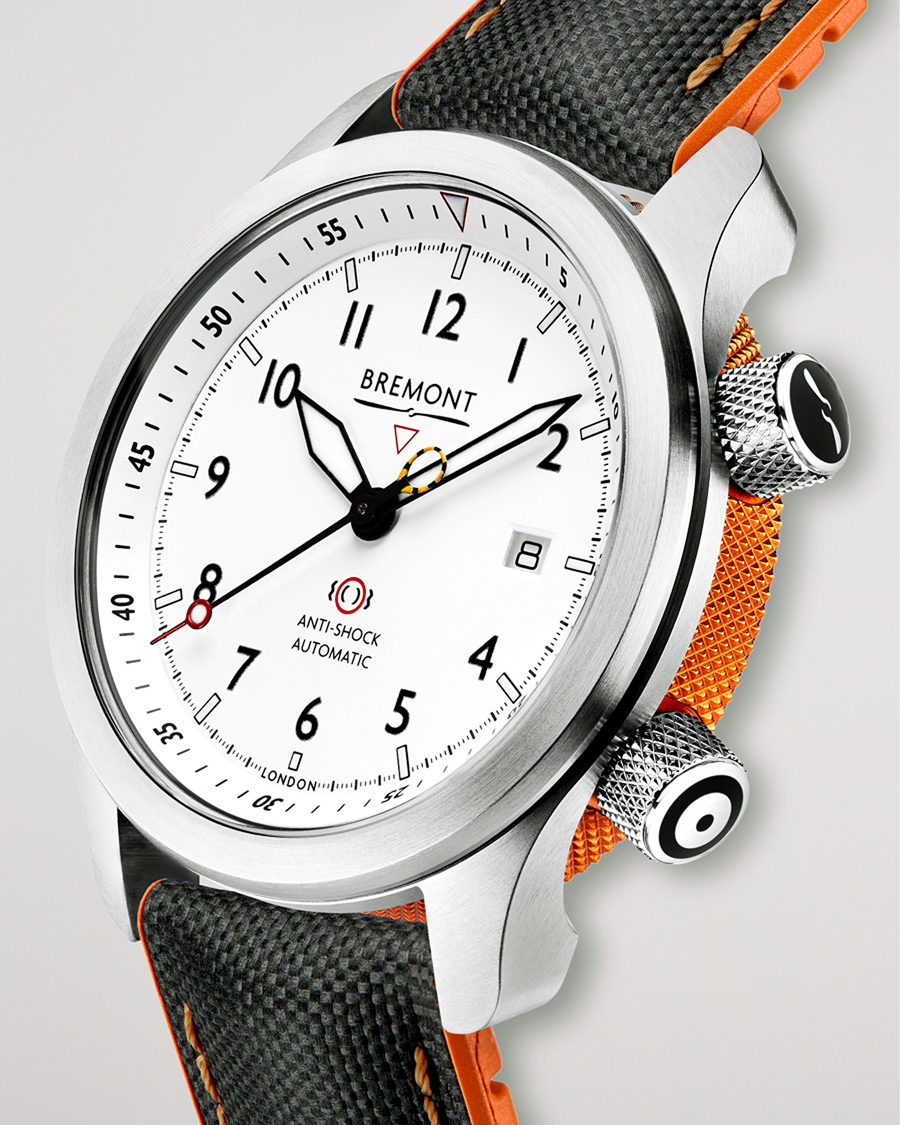 Herre | Bremont Pre-Owned MBII Pilot Watch 43mm White Dial Silver | Bremont Pre-Owned | MBII Pilot Watch 43mm White Dial Silver