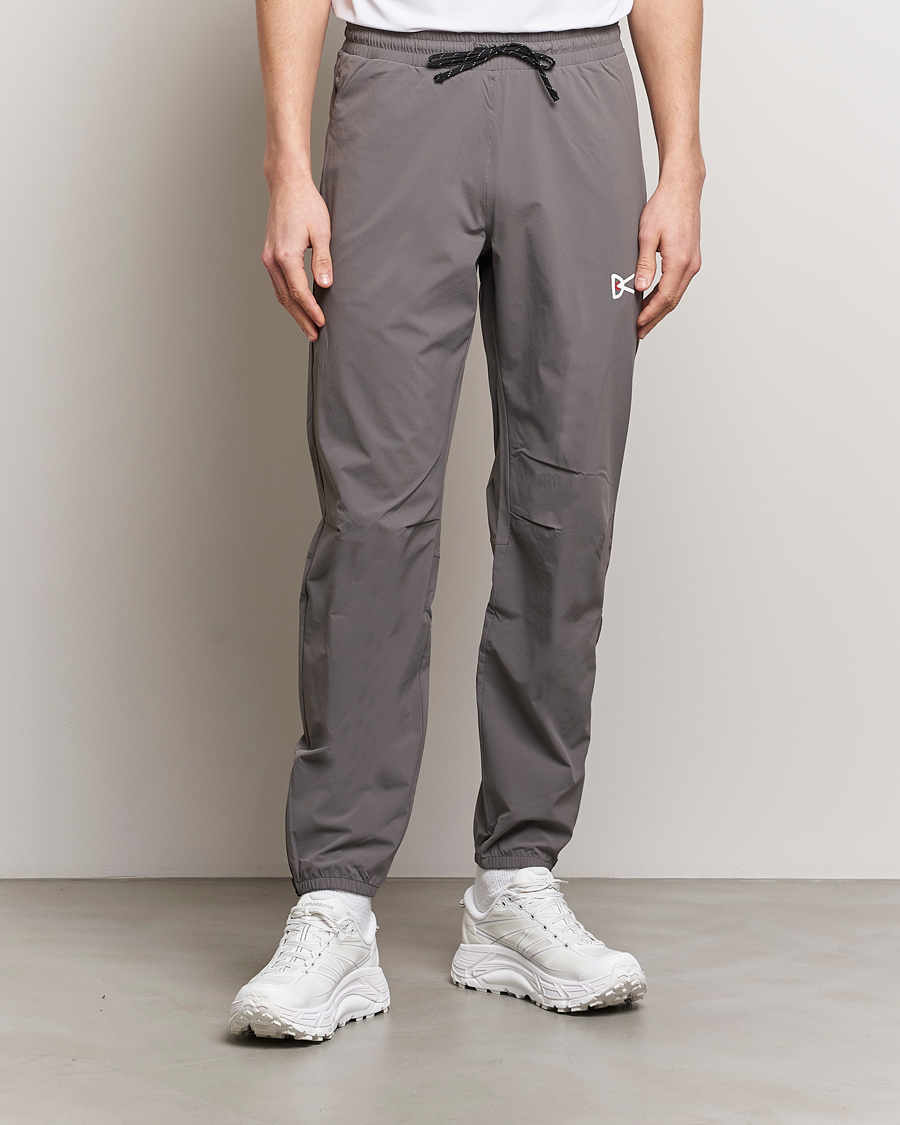 Herre | Tøj | District Vision | Lightweight DWR Track Pants Charcoal