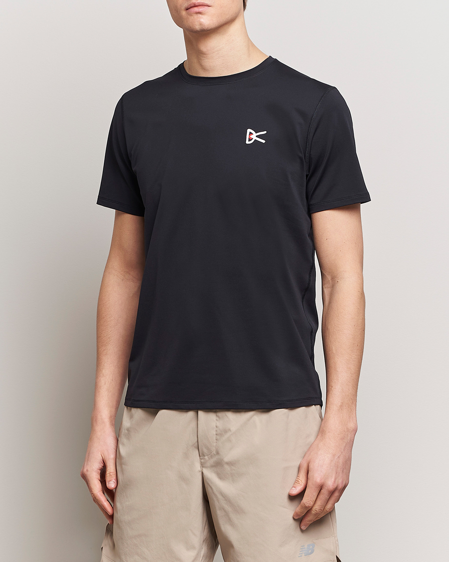 Herre | Active | District Vision | Lightweight Short Sleeve T-Shirts Black