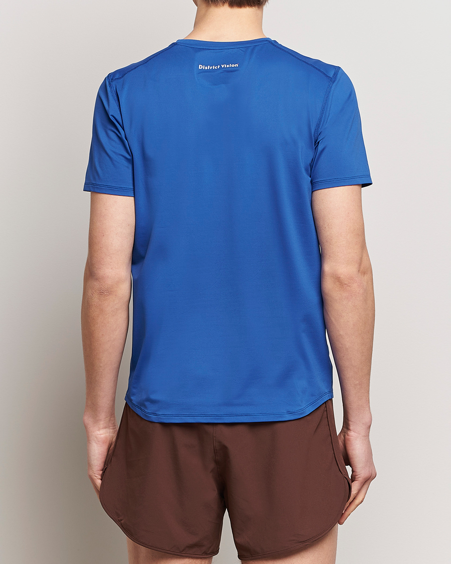 Herre | T-Shirts | District Vision | Lightweight Short Sleeve T-Shirts Ocean Blue