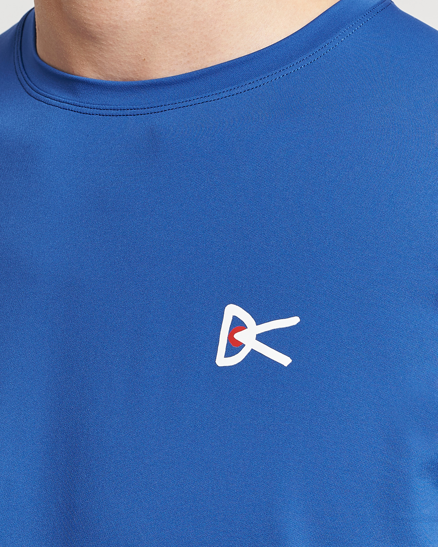 Herre | T-Shirts | District Vision | Lightweight Short Sleeve T-Shirts Ocean Blue