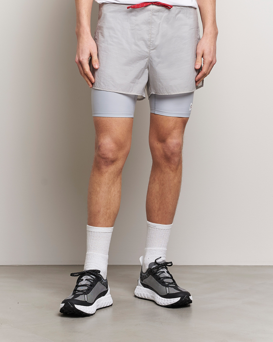 Herre | Tøj | District Vision | Ripstop Layered Trail Shorts Moonbeam