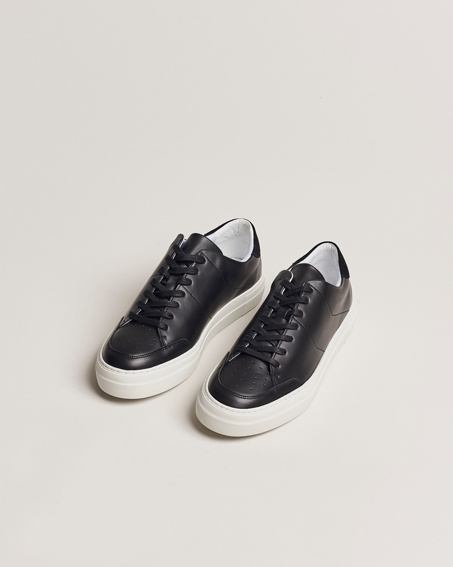 Herre | Business & Beyond | J.Lindeberg | Art Signature Leather Sneaker Black