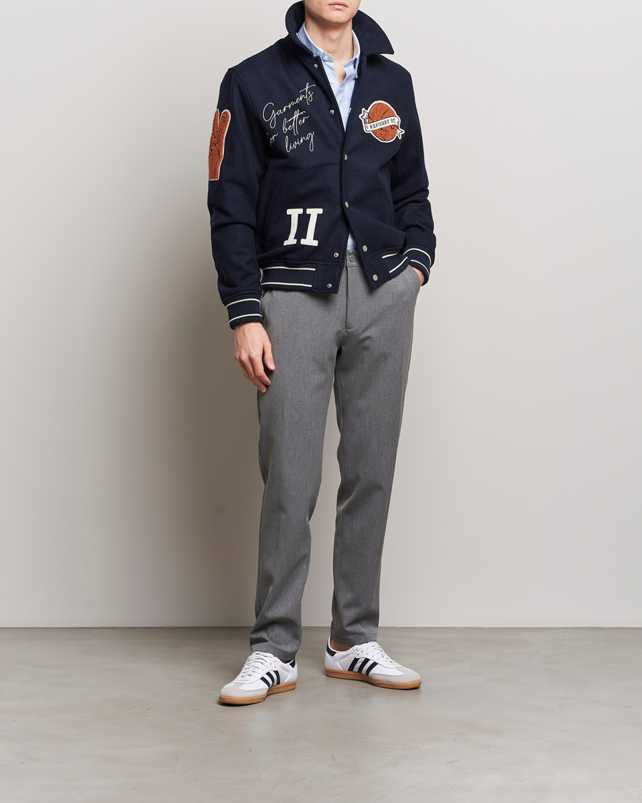 Herre | Bukser | LES DEUX | Como Reg Suit Pants Grey Melange