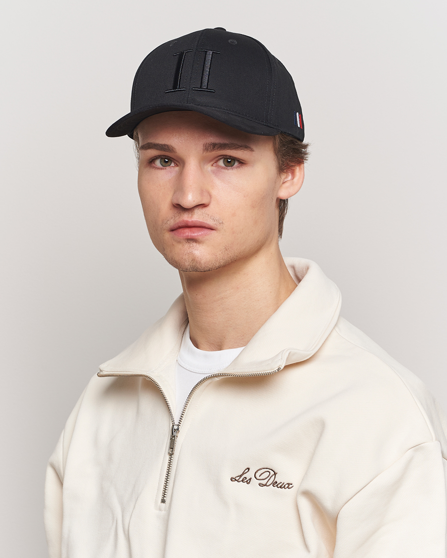 Herre |  | LES DEUX | Baseball Cap Suede II Black