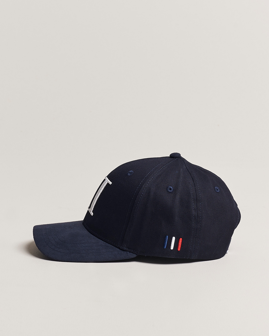 Herre | Tilbehør | LES DEUX | Baseball Cap Suede II Dark Navy