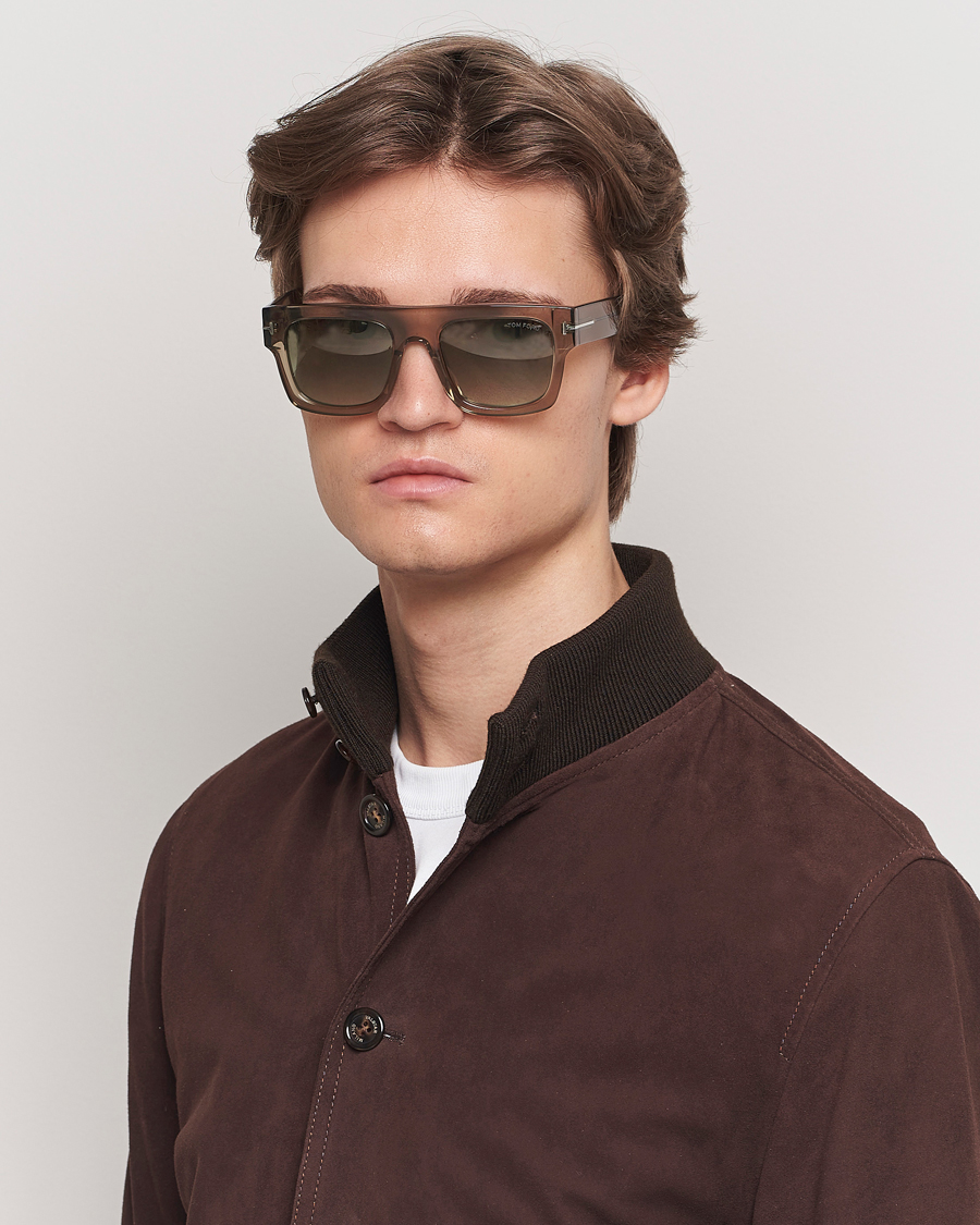 Herr |  | Tom Ford | Fausto FT0711 Sunglasses Brown/Green