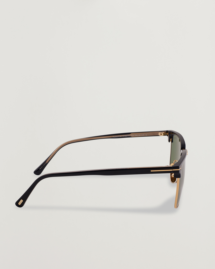 Herre | Solbriller | Tom Ford | Hudson FT0997-H Metal Sunglasses Black/Green
