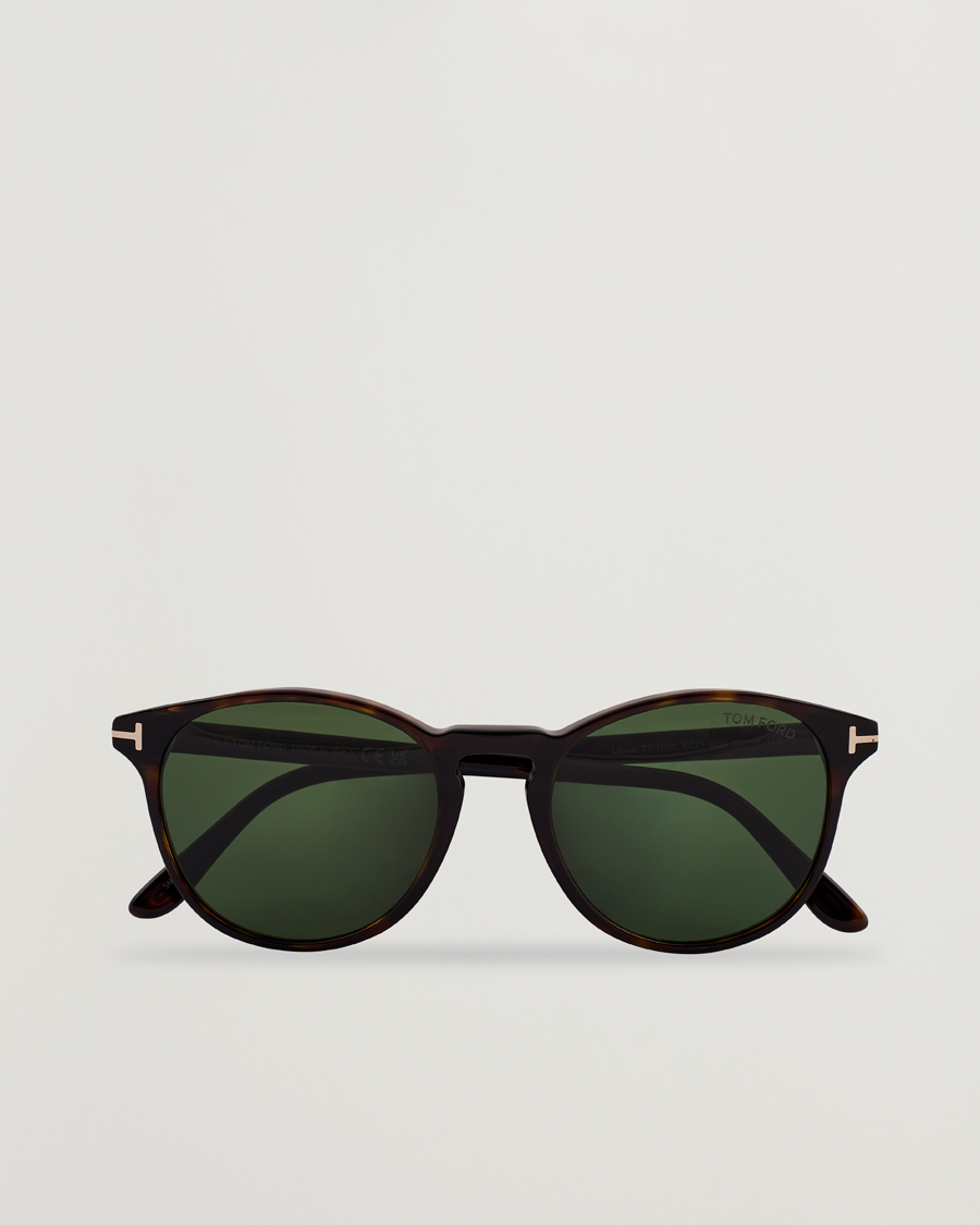 Herre | Solbriller | Tom Ford | Lewis FT1097 Sunglasses Dark Havana/Green